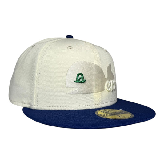 Hartford Whaler Chrome Royal Blue New Era 59Fifty Fitted Hat