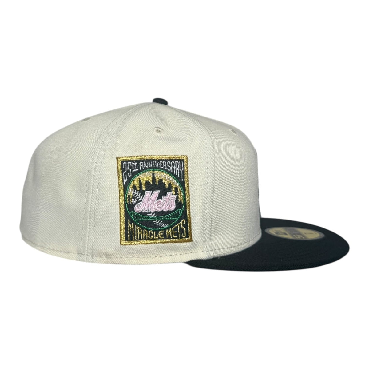 SportsWorld NY New York Mets 25th Anniversary Apple Logo New Era 59Fifty Fitted Hat