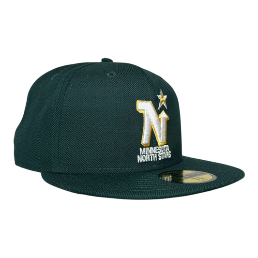 Dallas Stars Minnesota North Stars Wool Throwback New Era 59Fifty Fitted Hat