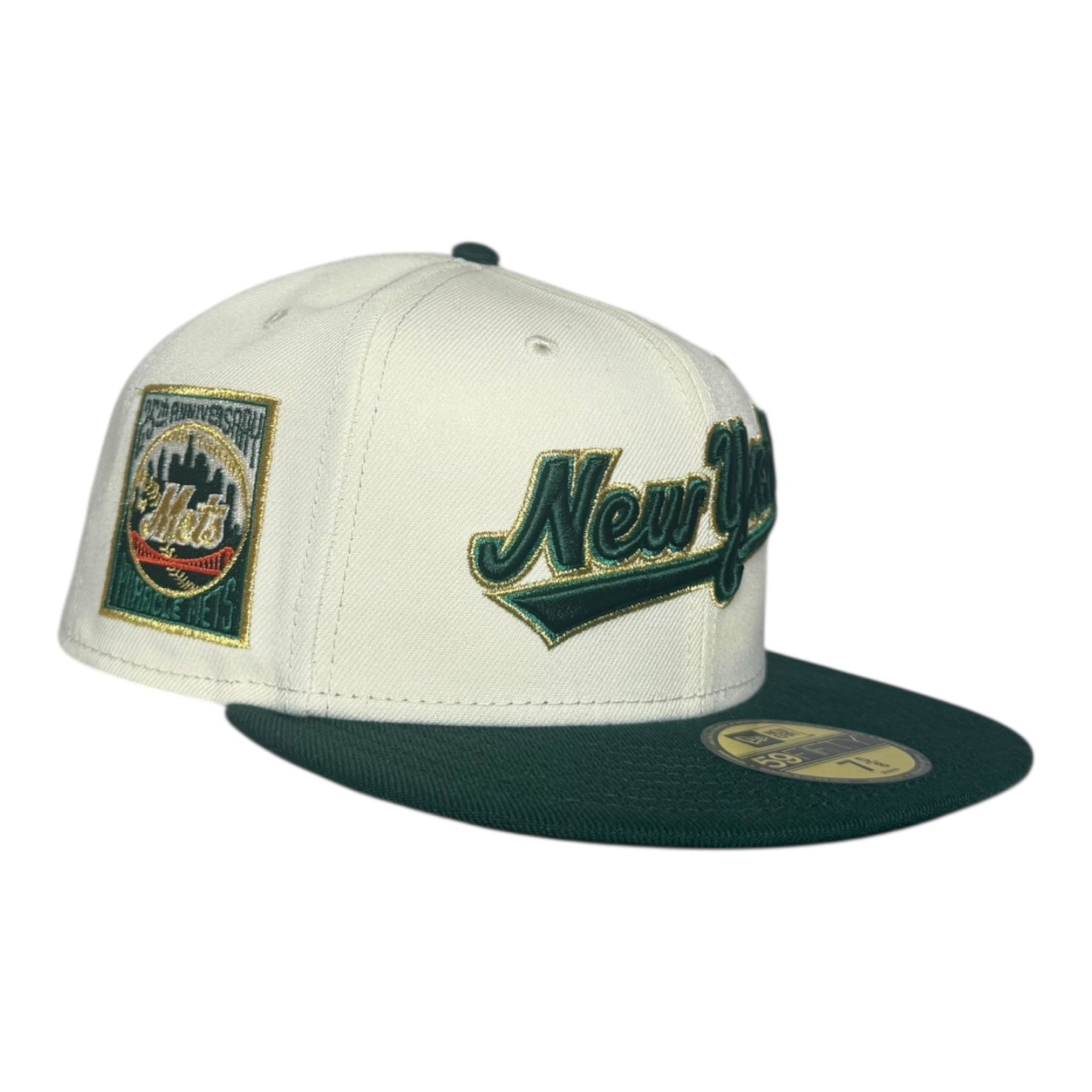 New York Mets 25th Anniversary Script New Era 59Fifty Fitted Hat