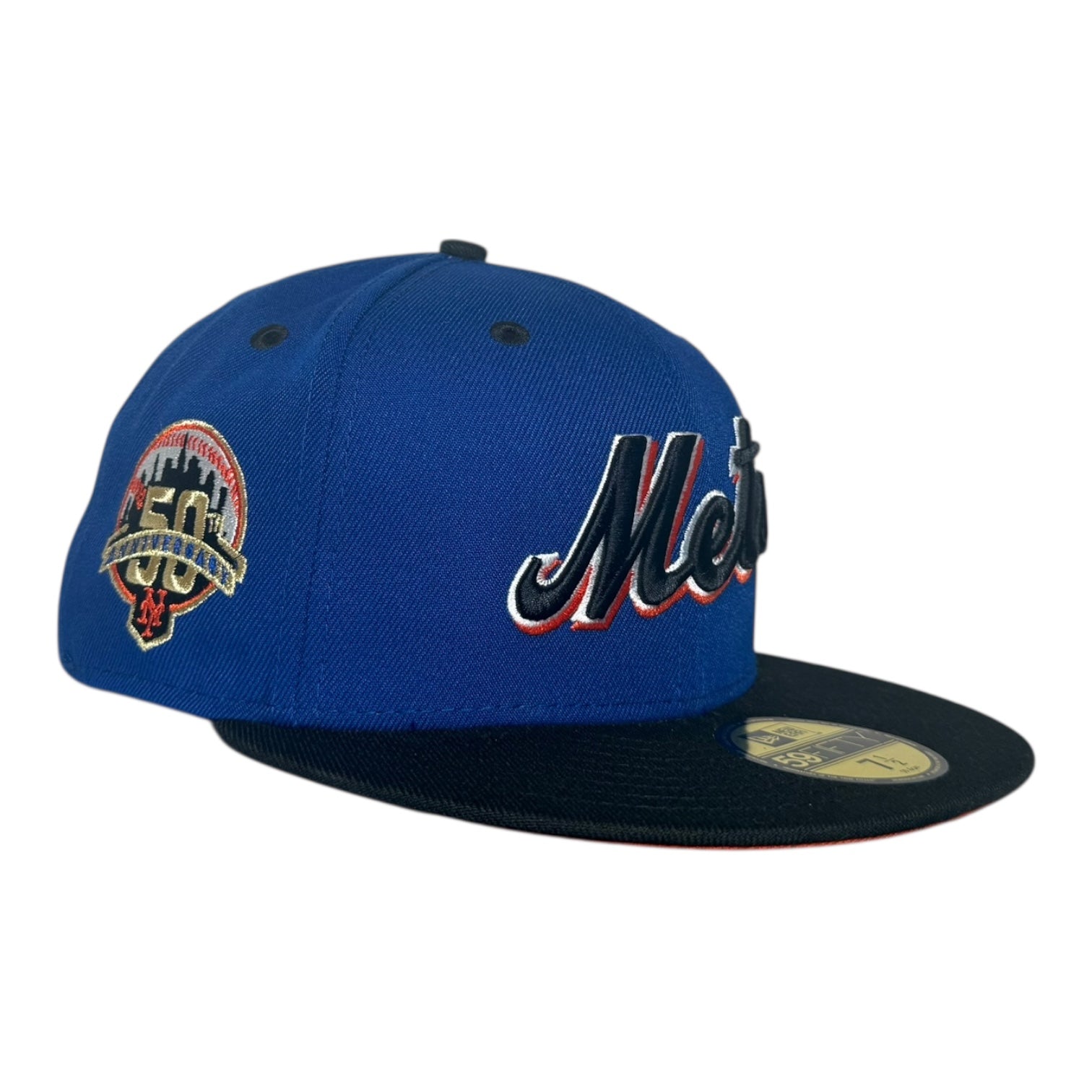 New York Mets 50th Anniversary Orange UV New Era 59Fifty Fitted Hat