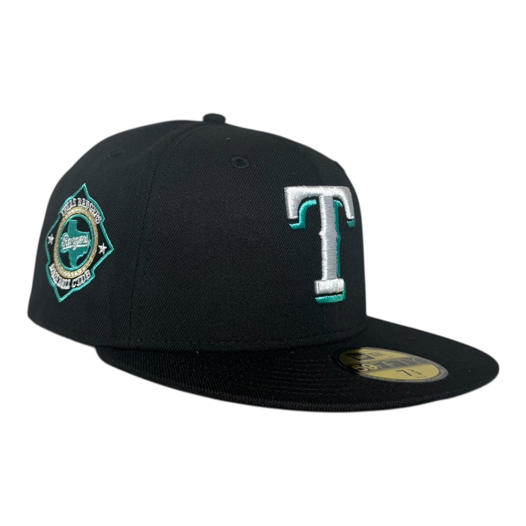 Dome Peace Texas Rangers Baseball Club Patch New Era 59Fifty Fitted Hat