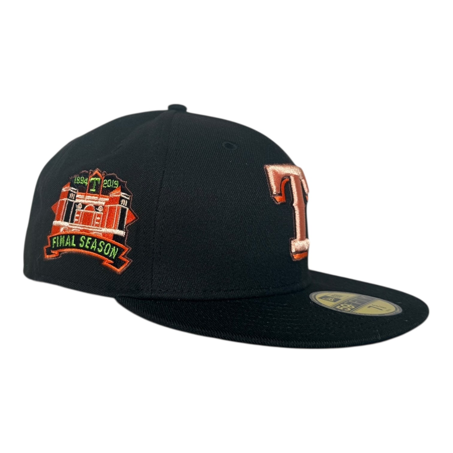 Texas Rangers Final Season Patch New Era 59Fifty Fitted Hat