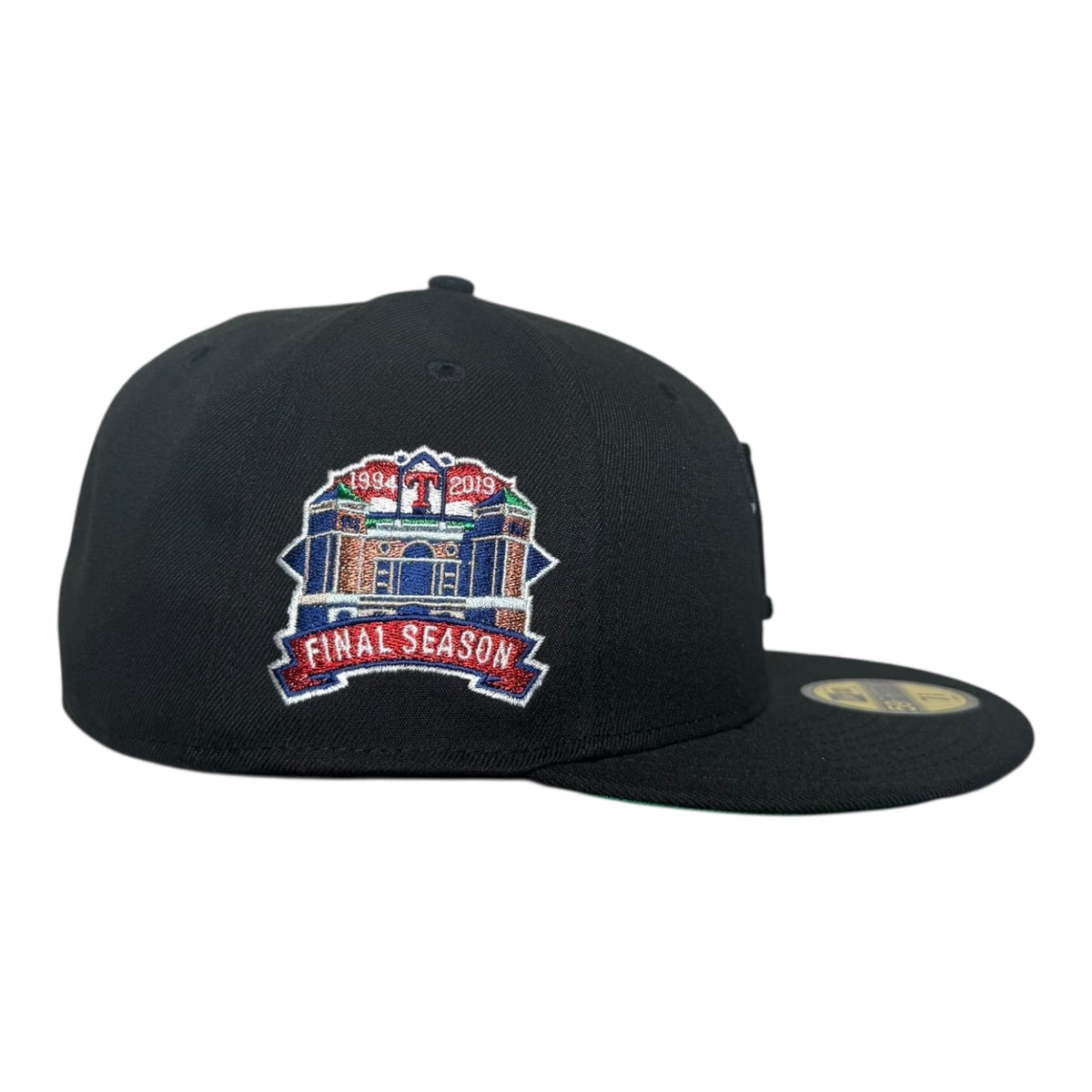 Hat Club Texas Rangers "Black White Stadium Pack" Hat Club New Era 59Fifty Fitted Hat