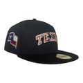 Texas Rangers Texas Flag Side Patch  New Era 59Fifty Fitted Hat