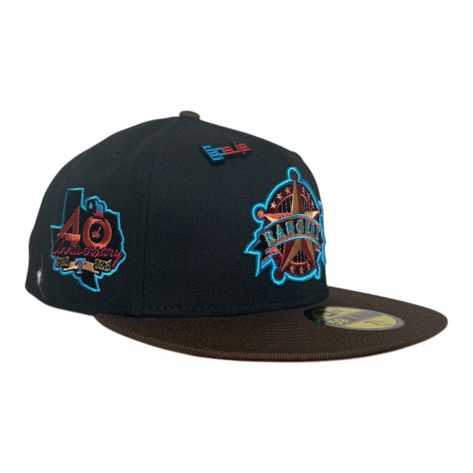 Texas Rangers Capsule NOS Collection 40th Anniversary New Era 59Fifty Fitted Hat