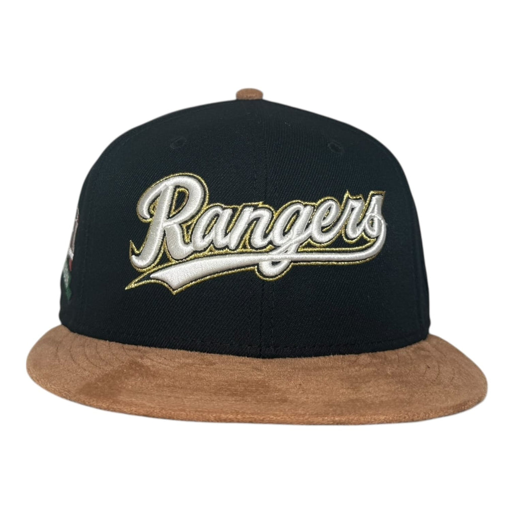 Hat Club Texas Rangers Final Season Suede Brim Hat Club New Era 59Fifty Fitted Hat