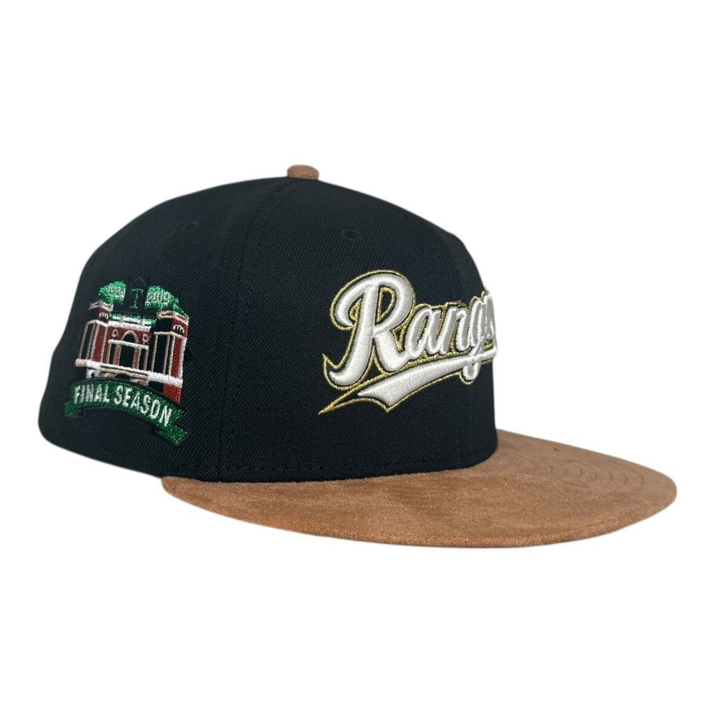 Hat Club Texas Rangers Final Season Suede Brim Hat Club New Era 59Fifty Fitted Hat