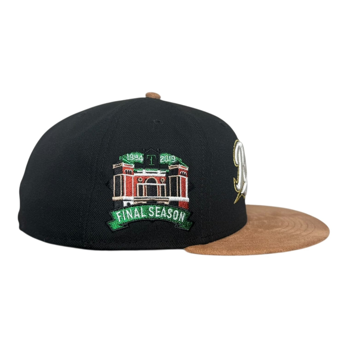 Hat Club Texas Rangers Final Season Suede Brim Hat Club New Era 59Fifty Fitted Hat