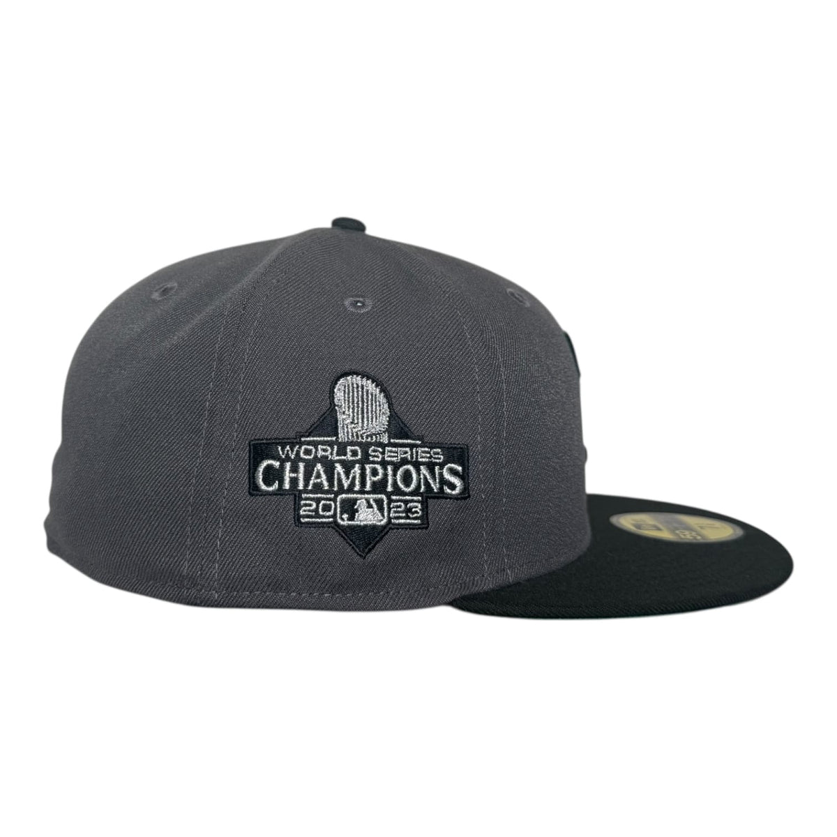 The Hat Wall Texas Rangers 2023 World Series Champions New Era 59Fifty Fitted Hat