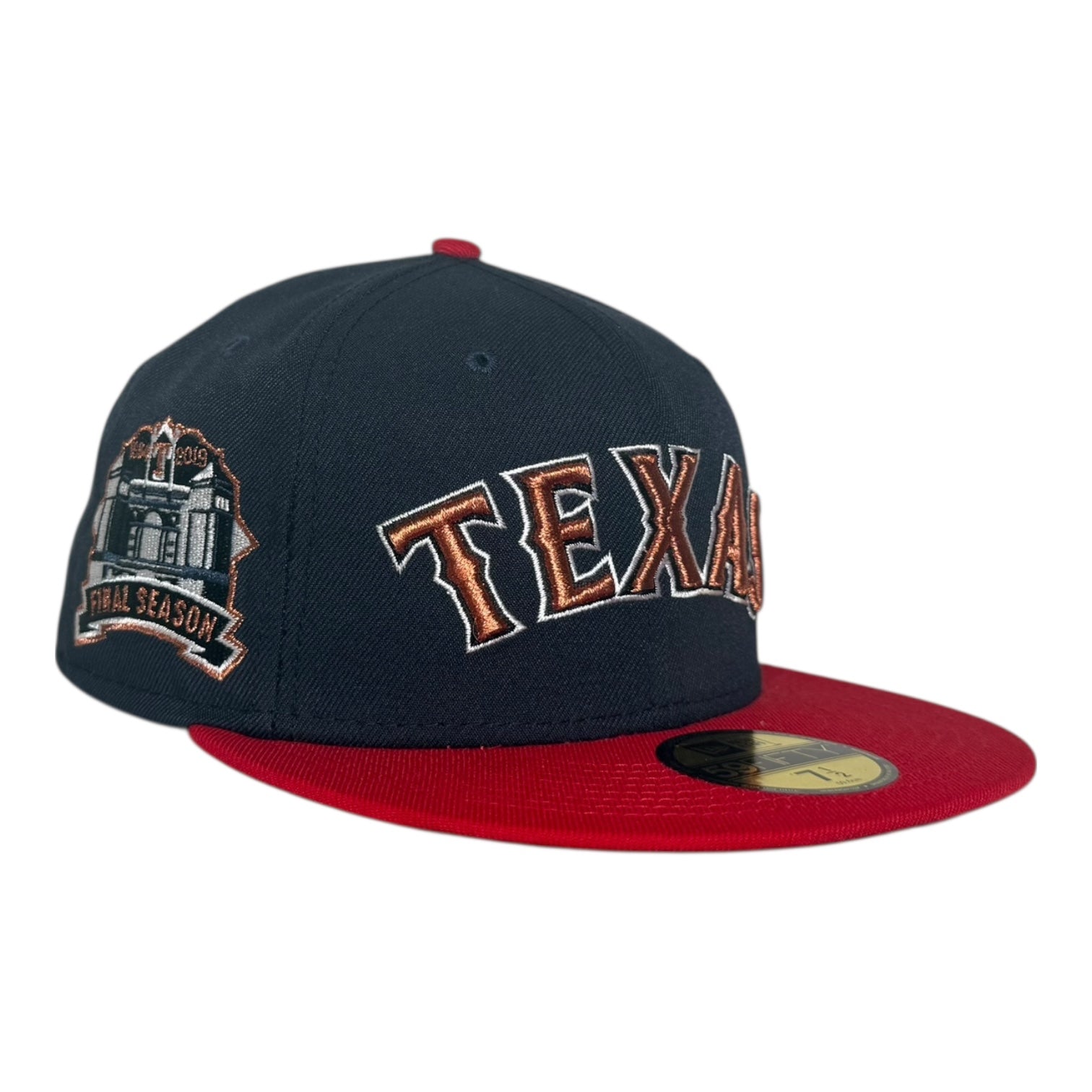 Texas Rangers Final Season Two Tone New Era 59Fifty Fitted Hat