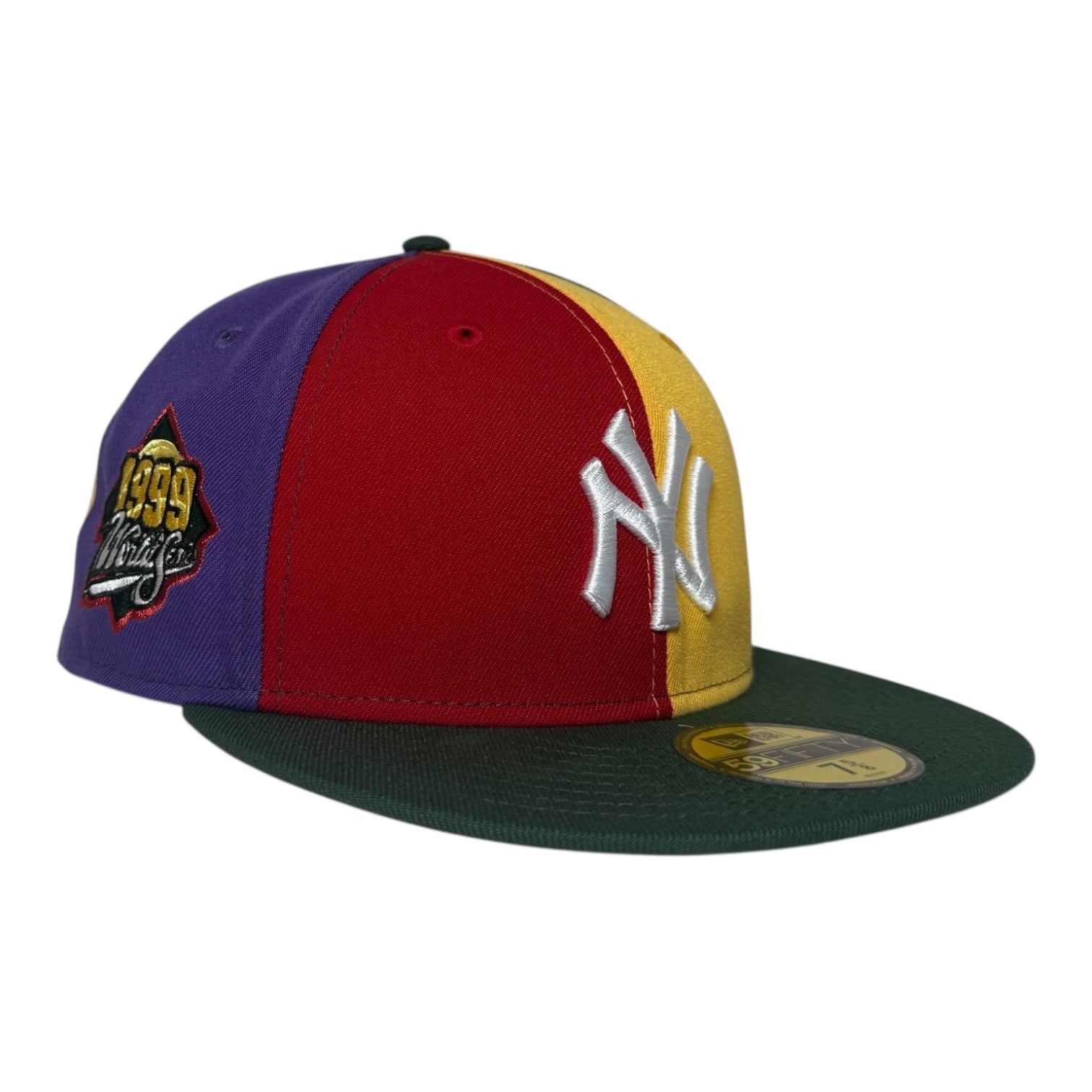 New Era New York Yankees Pinwheel 1999 World Series Hat Club 59Fifty Fitted Hat
