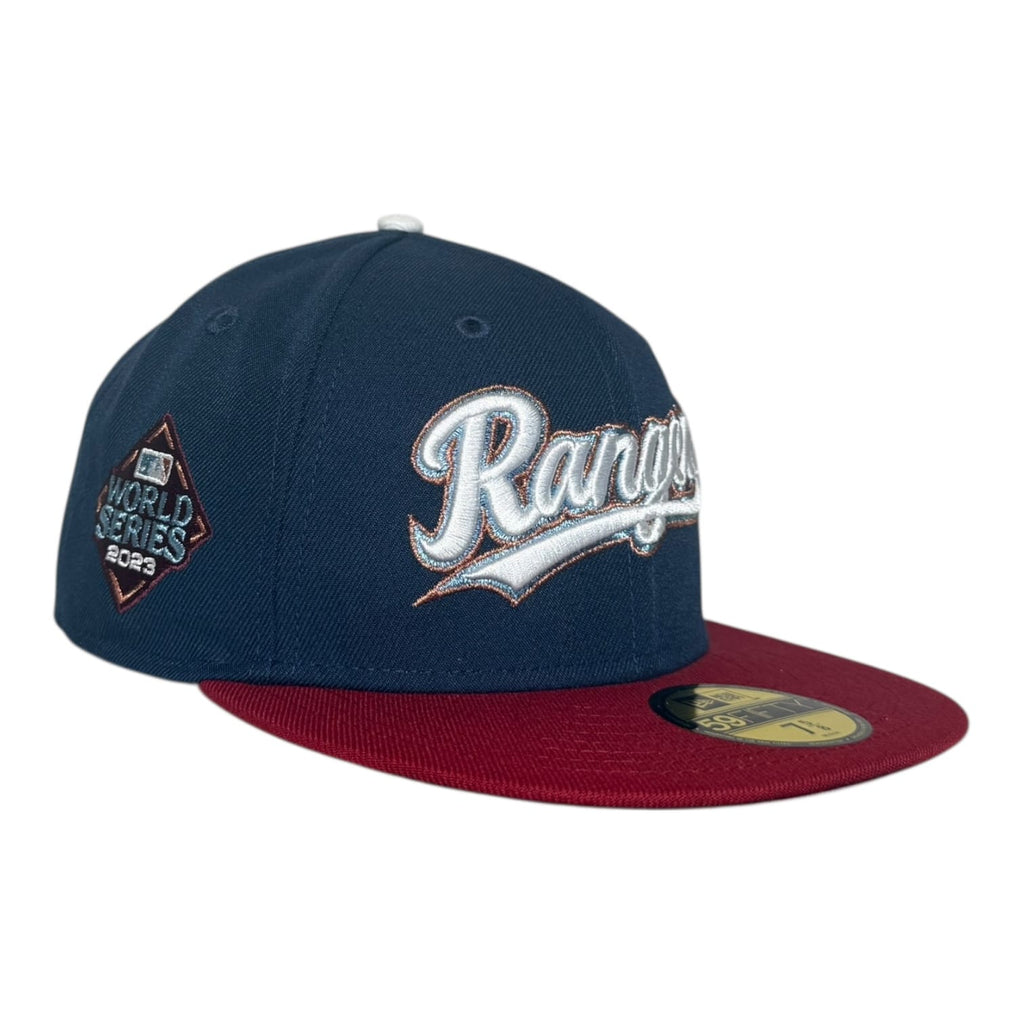 Hat Club Texas Rangers 2023 World Series Hat Club Noho Exclusive New Era 59Fifty Fitted Hat