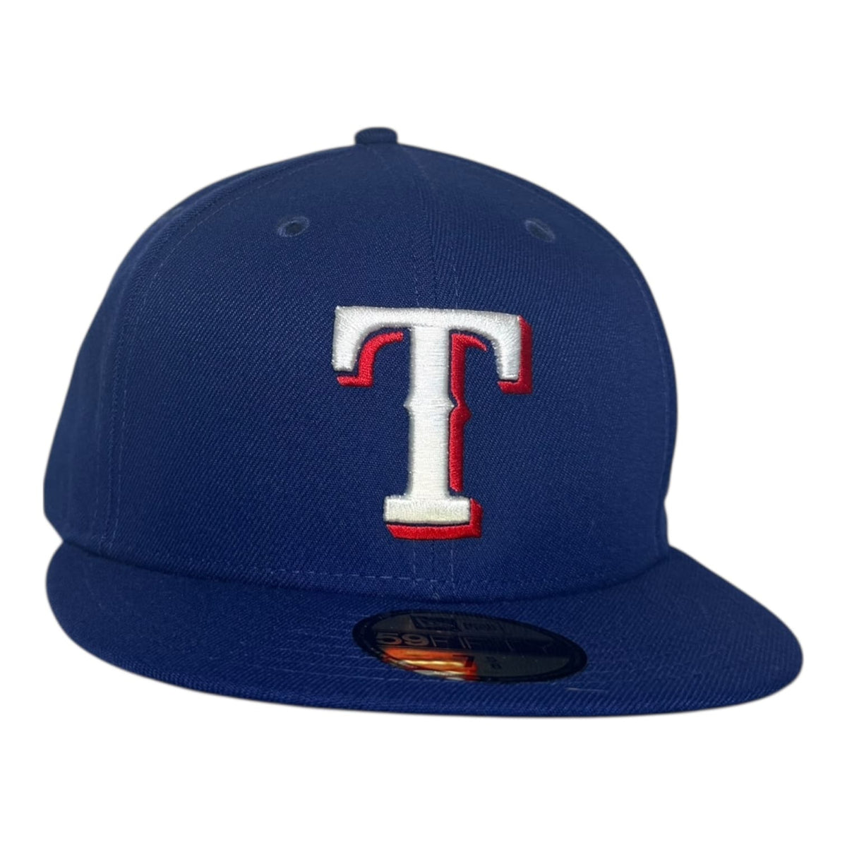 The Hat Wall Texas Rangers Black UV New Era 59Fifty Fitted Hat