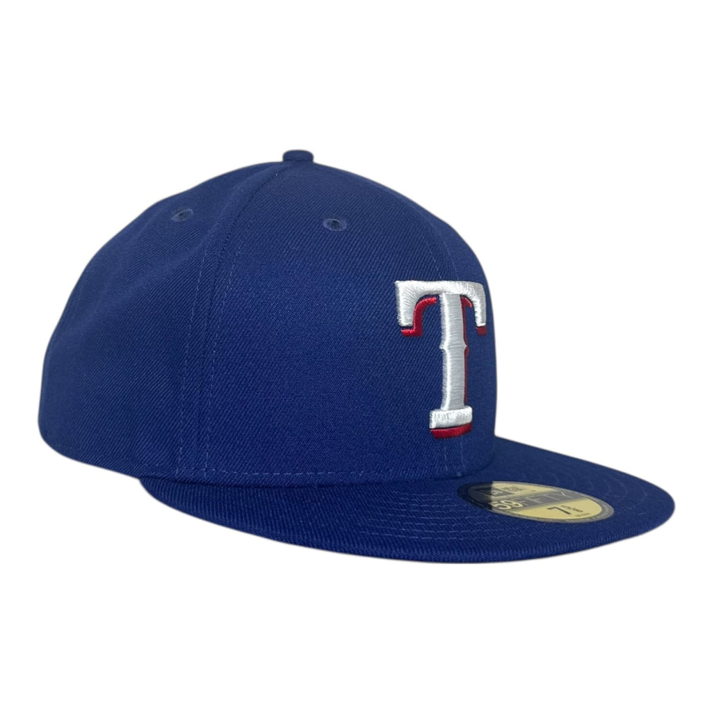 The Hat Wall Texas Rangers Black UV New Era 59Fifty Fitted Hat