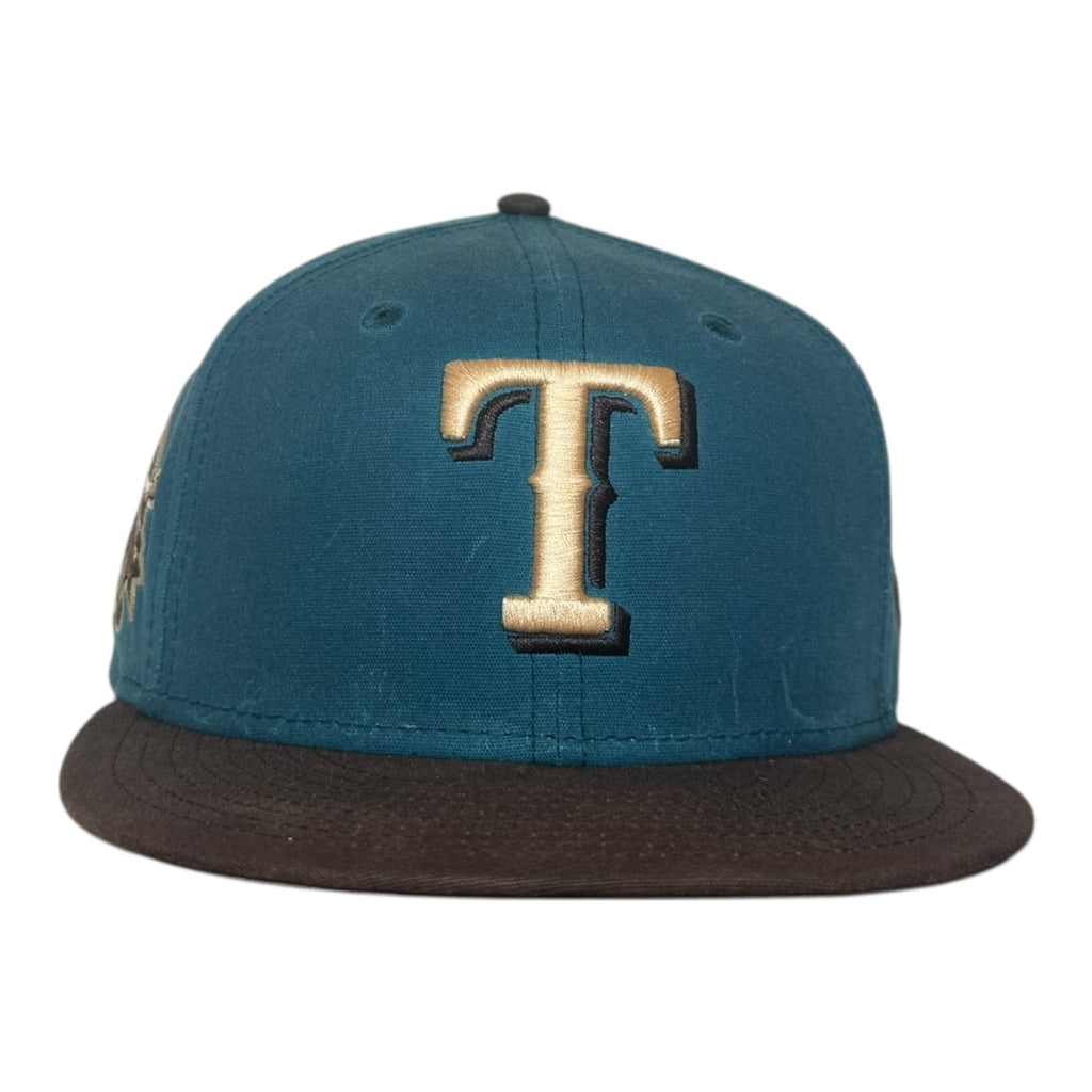 The Hat Wall Texas Rangers 1995 All Star Game Indigo Washed New Era 59Fifty Fitted Hat