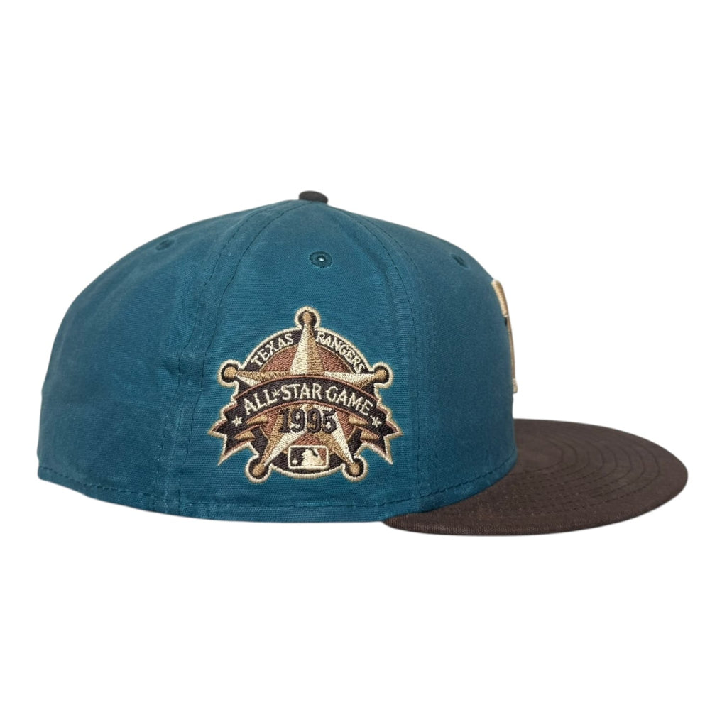 The Hat Wall Texas Rangers 1995 All Star Game Indigo Washed New Era 59Fifty Fitted Hat