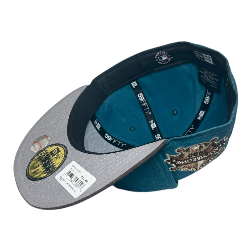 The Hat Wall Texas Rangers 1995 All Star Game Indigo Washed New Era 59Fifty Fitted Hat