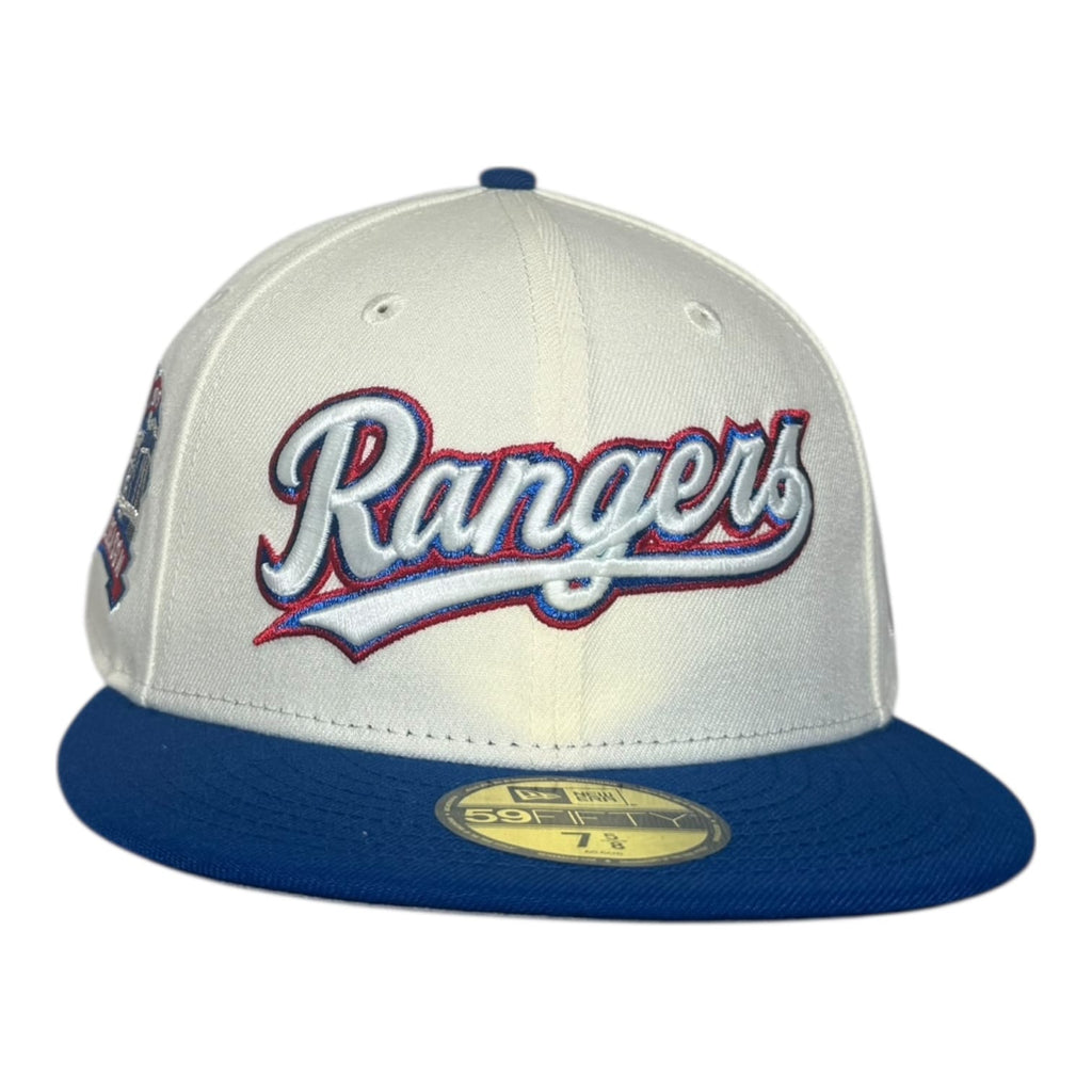The Hat Wall Texas Rangers Final Season Script New Era 59Fifty Fitted Hat