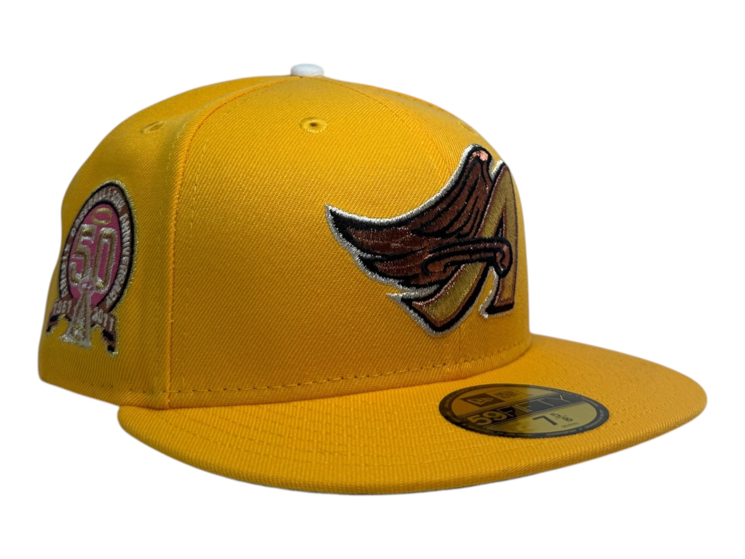 Los Angeles Angels "Yellow Roses" Rushmore New Era 59Fifty Fitted Hat