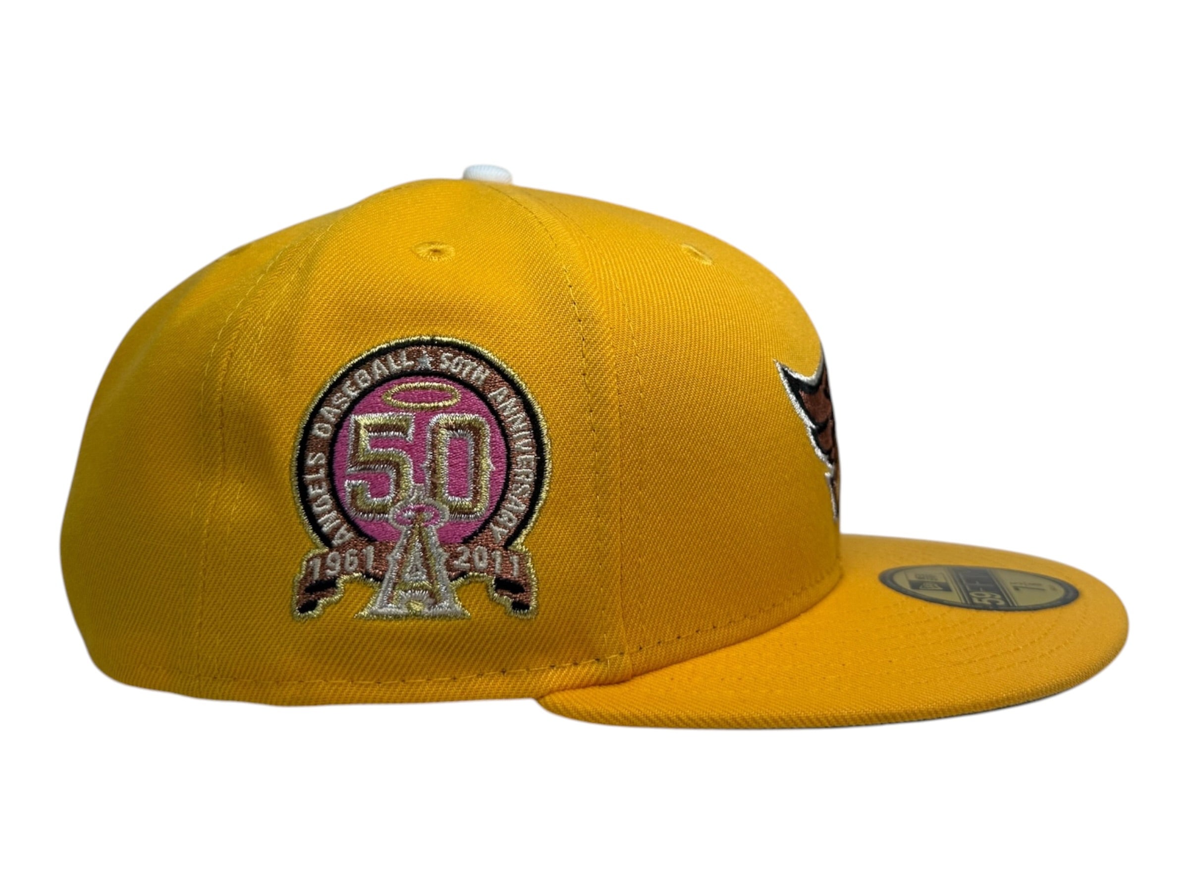 Los Angeles Angels "Yellow Roses" Rushmore New Era 59Fifty Fitted Hat