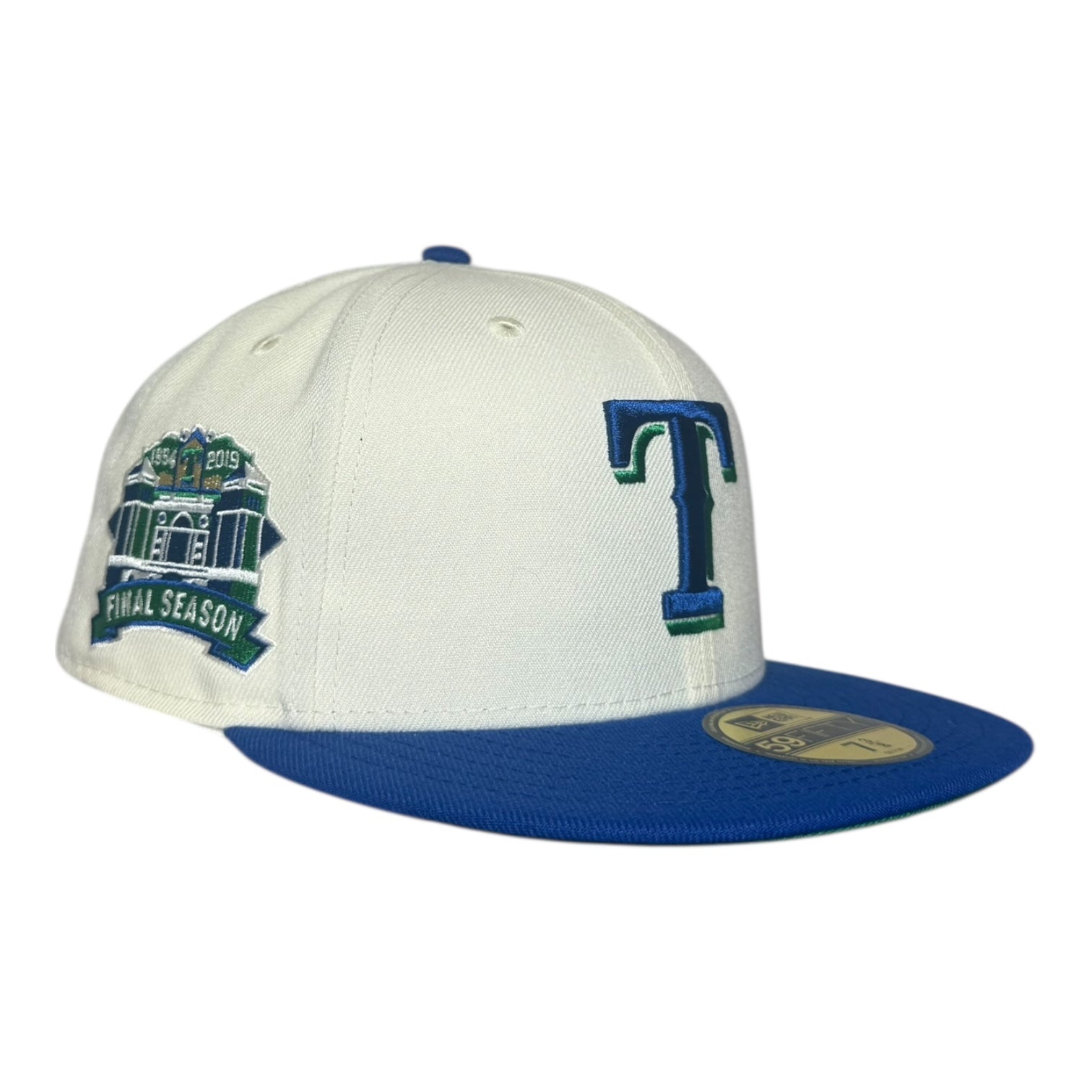 Texas Rangers Final Season "The Dirk" Crossover New Era 59Fifty Fitted Hat