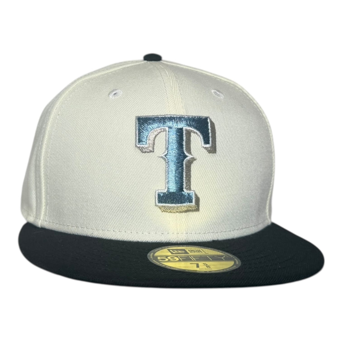ProImage Texas Rangers Blue Logo Two Tone New Era 59Fifty Fitted Hat