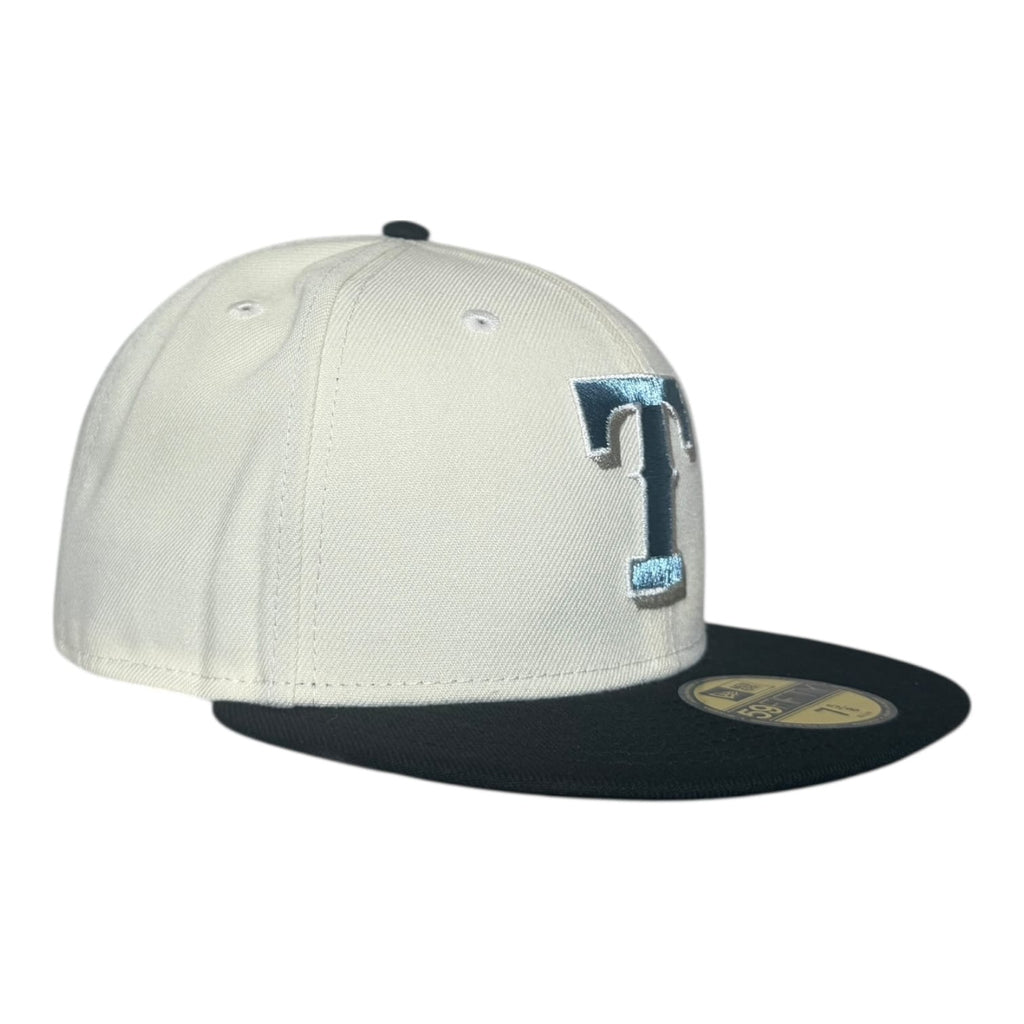 ProImage Texas Rangers Blue Logo Two Tone New Era 59Fifty Fitted Hat