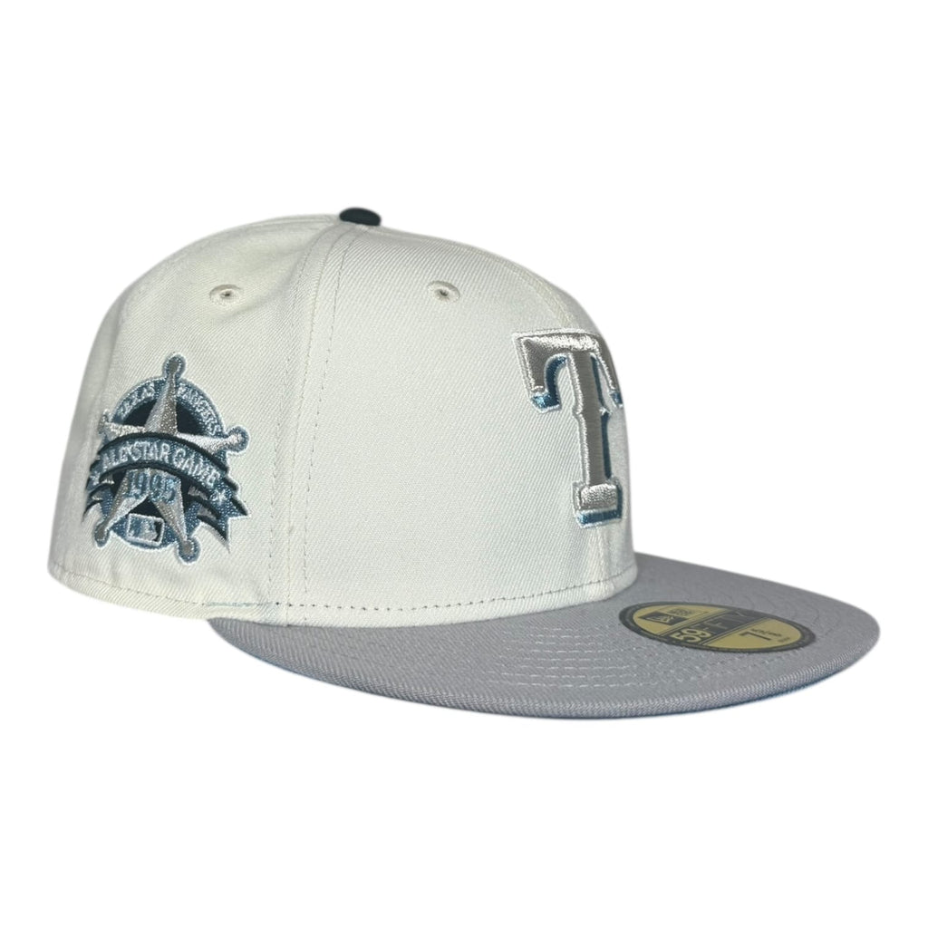Hat Club Texas Rangers 1995 All Star Game Icy Blue UV Hat Club New Era 59Fifty Fitted Hat