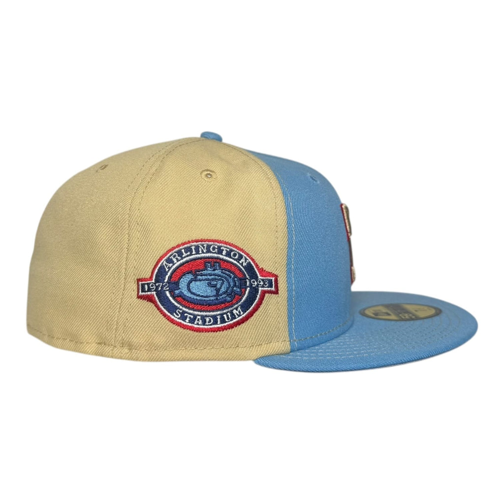 The Hat Wall Texas Rangers Arlington Stadium New Era 59Fifty Fitted Hat