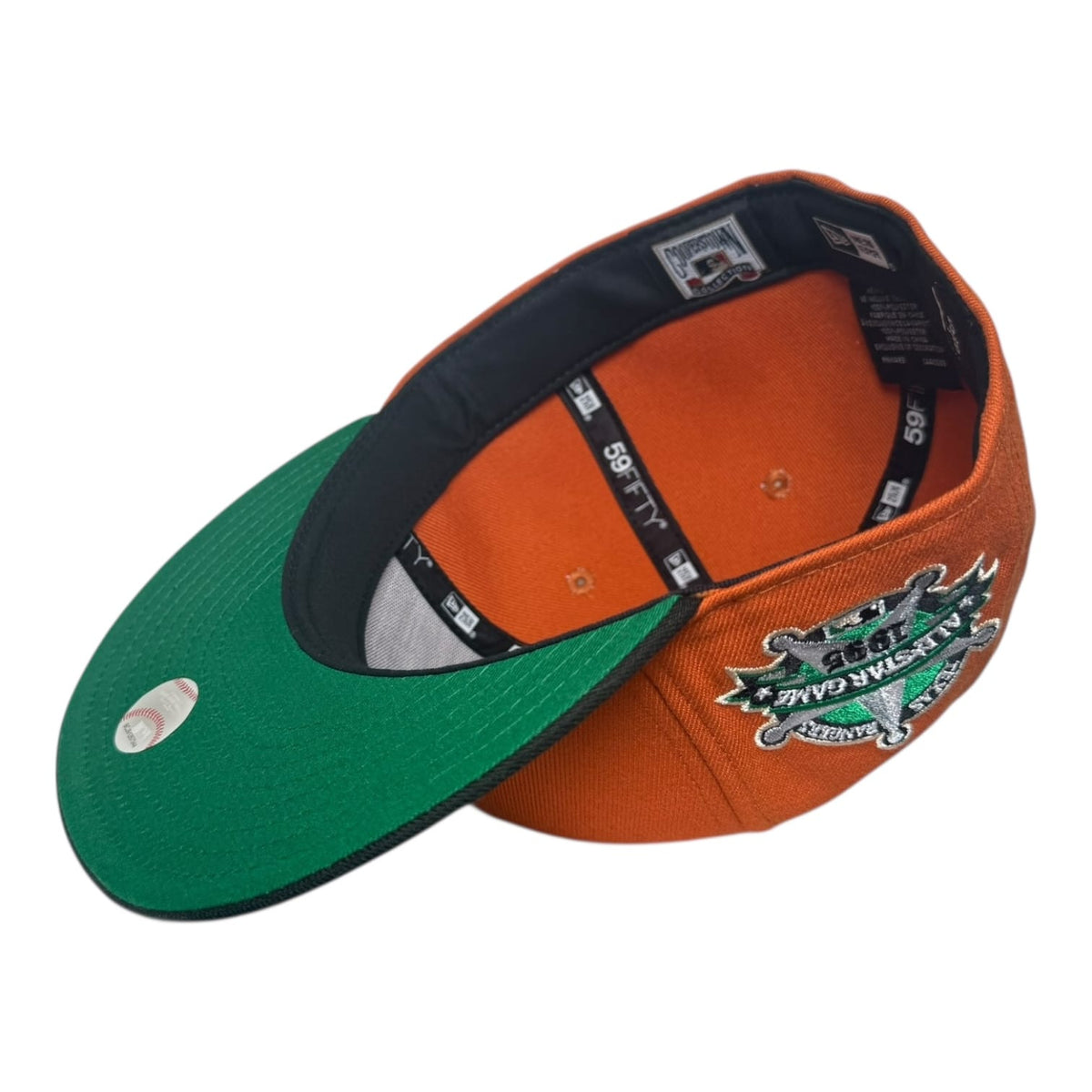 The Hat Wall Texas Rangers 1995 All Star Game Upside Down Rangers New Era 59Fifty Fitted Hat