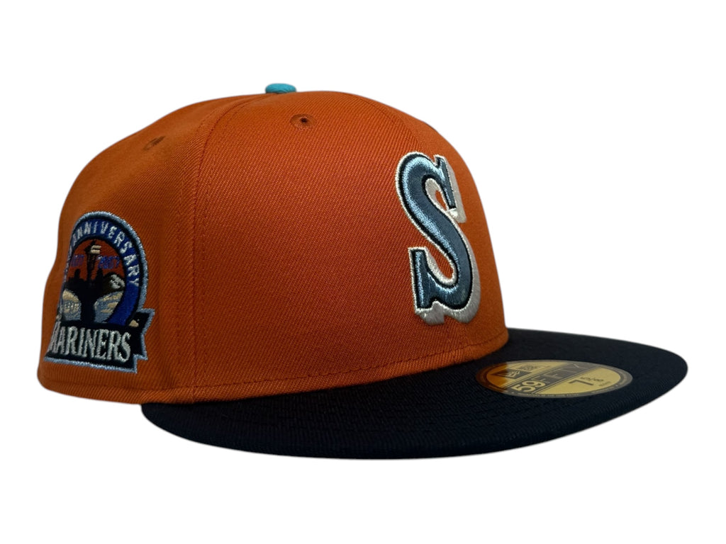 New Era Seattle Mariners "SSB Goku" @azkrownz 59Fifty Fitted Hat