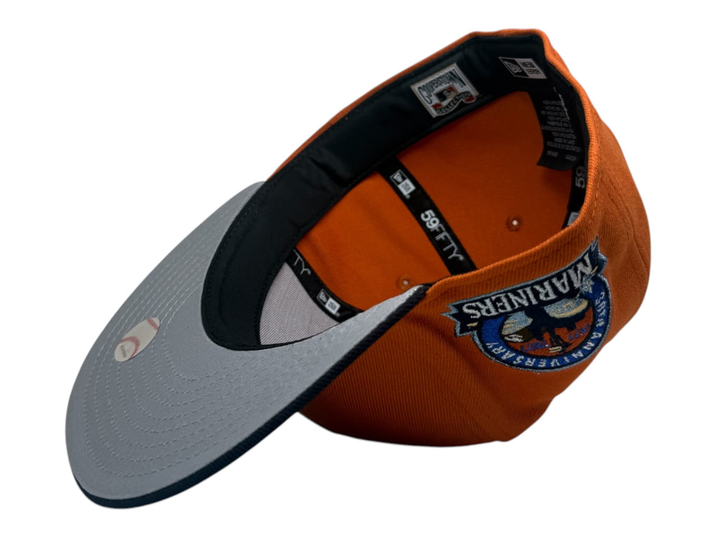 New Era Seattle Mariners "SSB Goku" @azkrownz 59Fifty Fitted Hat