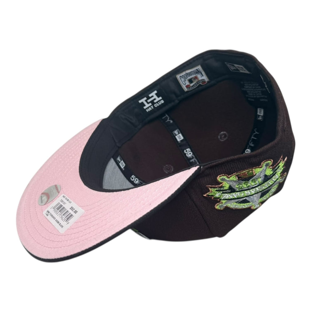 Hat Club Texas Rangers 1995 All Star Game Pinky UV Hat Club New Era 59Fifty Fitted Hat