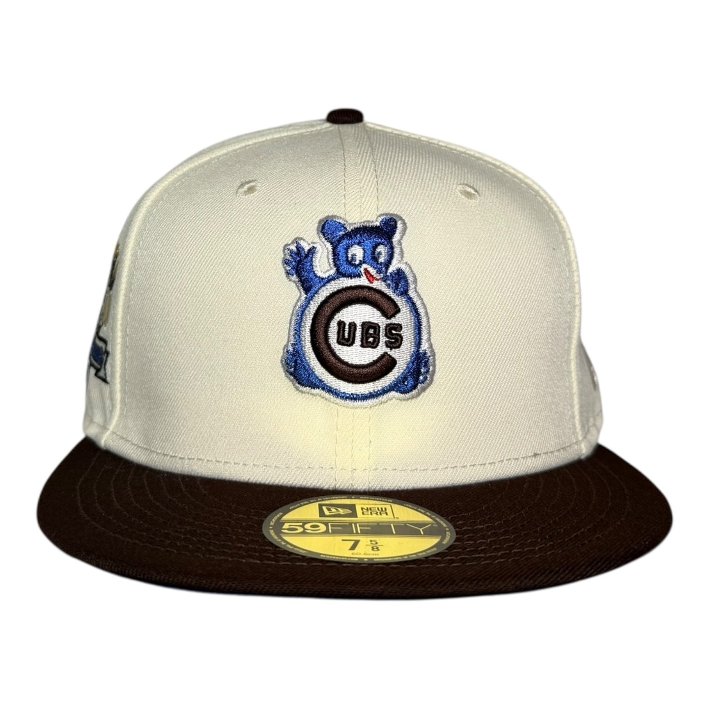 Chicago Cubs Chrome/Burnt Wood Waving Bear 1990 All Star Game New Era 59Fifty Fitted Hat