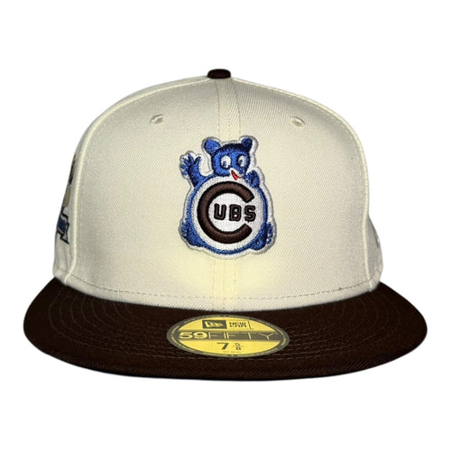 Clark Street Sports Chicago Cubs Chrome/Burnt Wood Waving Bear 1990 All Star Game New Era 59Fifty Fitted Hat