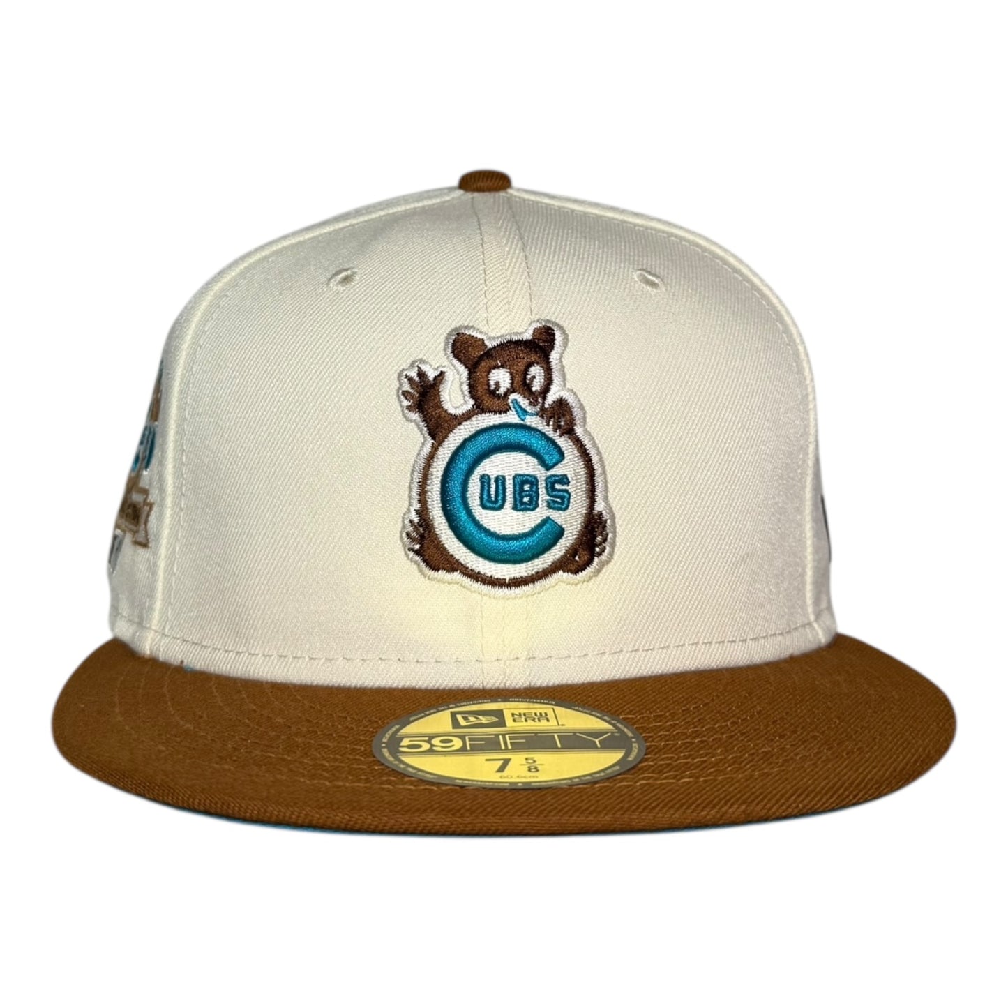 Chicago Cubs Waving Bear 1990 All Star Game New Era 59Fifty Fitted Hat Toasted Peanut