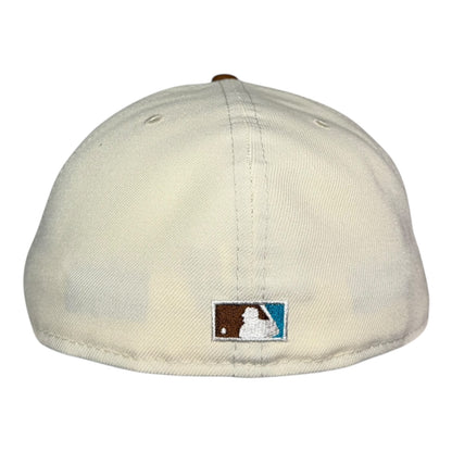 Chicago Cubs Waving Bear 1990 All Star Game New Era 59Fifty Fitted Hat Toasted Peanut