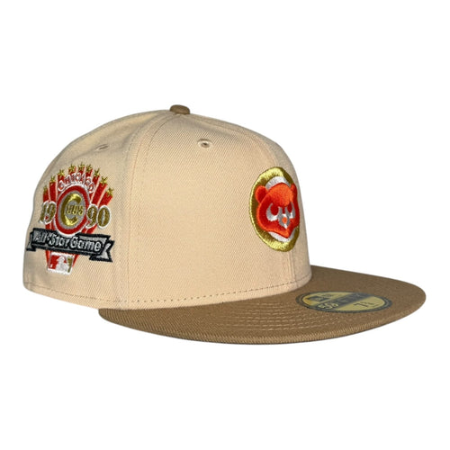 The Hat Wall Chicago Cubs 1990 All Star Game New Era 59Fifty Fitted Hat Orange