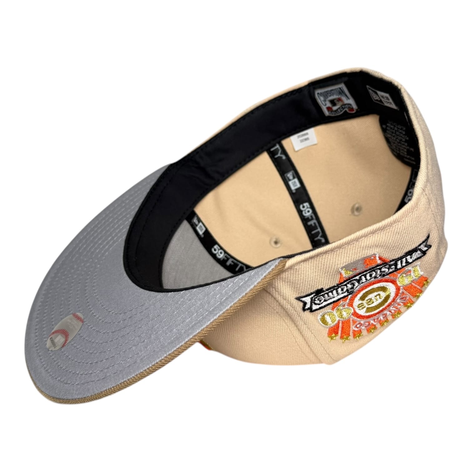 The Hat Wall Chicago Cubs 1990 All Star Game New Era 59Fifty Fitted Hat Orange