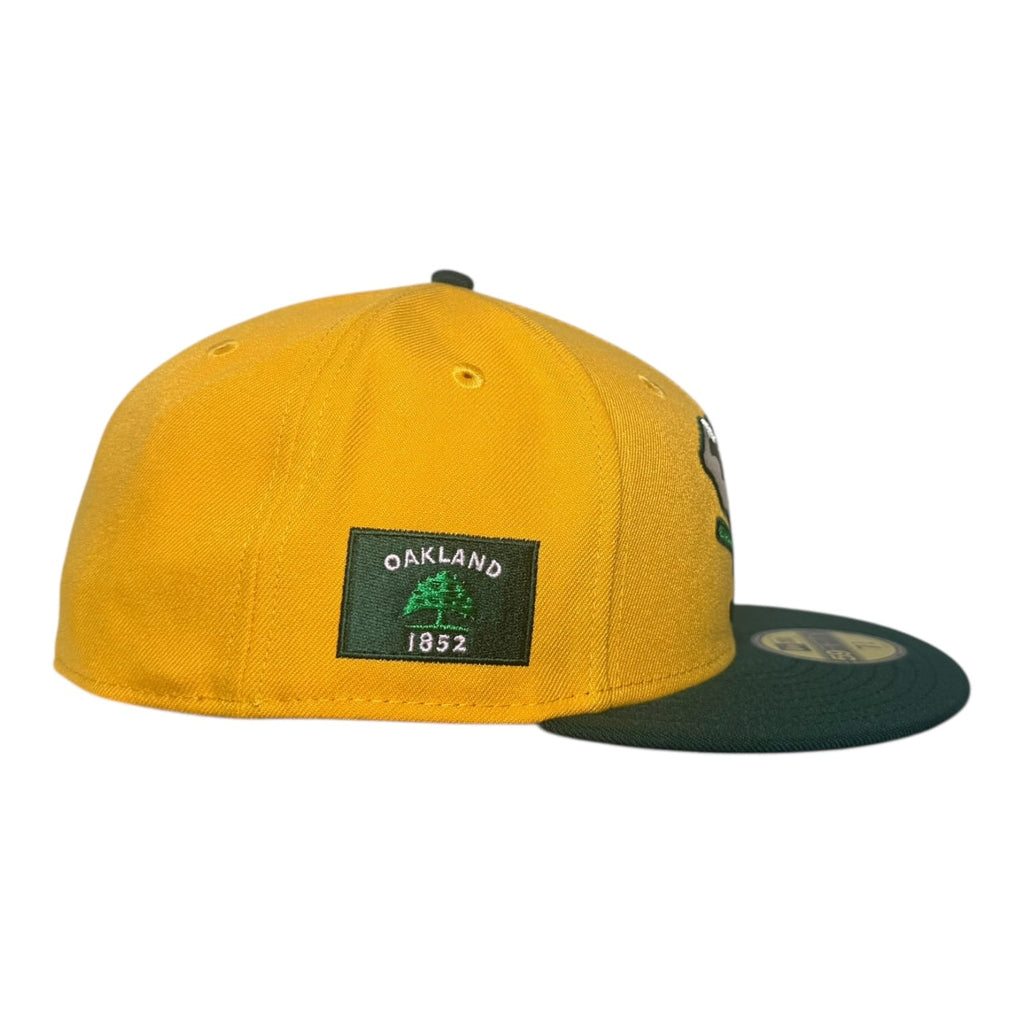 Hat Club Oakland Athletics Flag Patch Stomper Hat Club New Era 59Fifty Fitted Hat