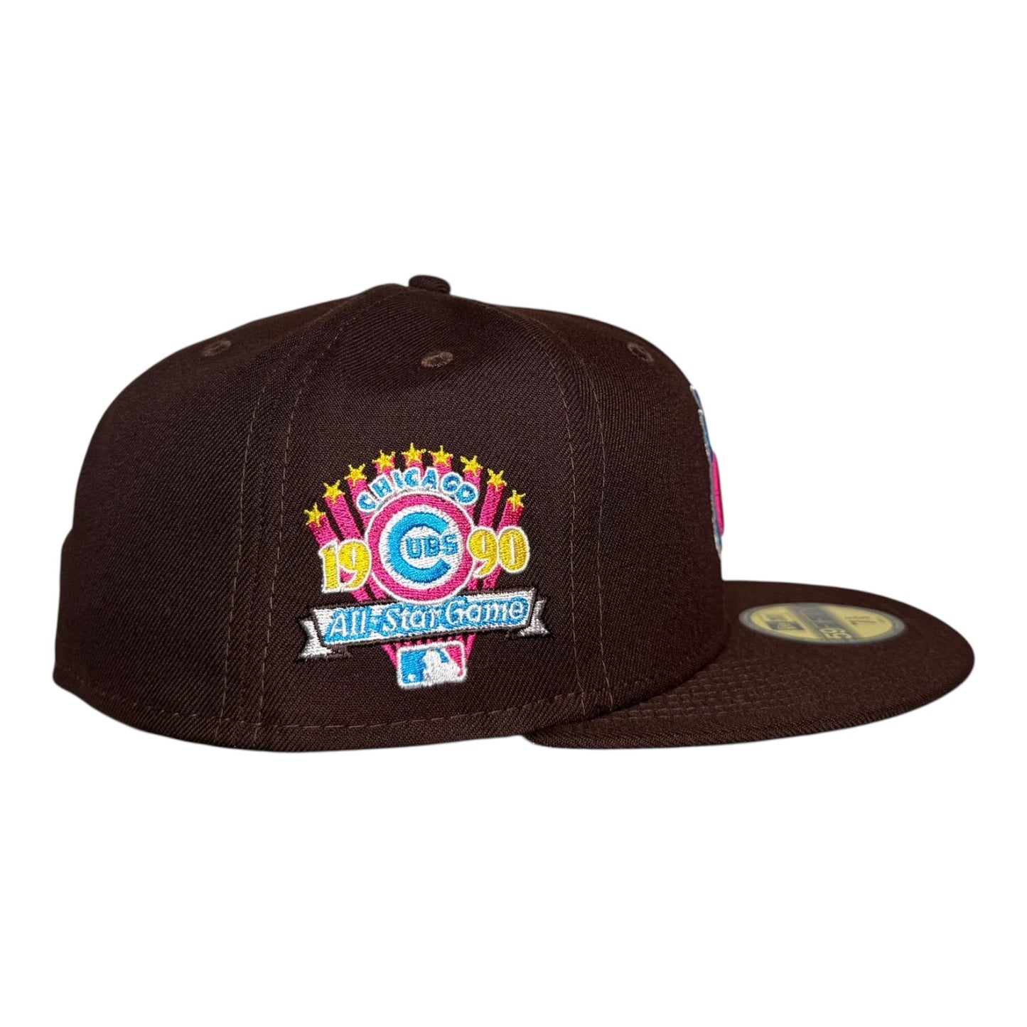 Chicago Cubs 1990 All Star Game New Era 59Fifty Fitted Hat Burnt Wood