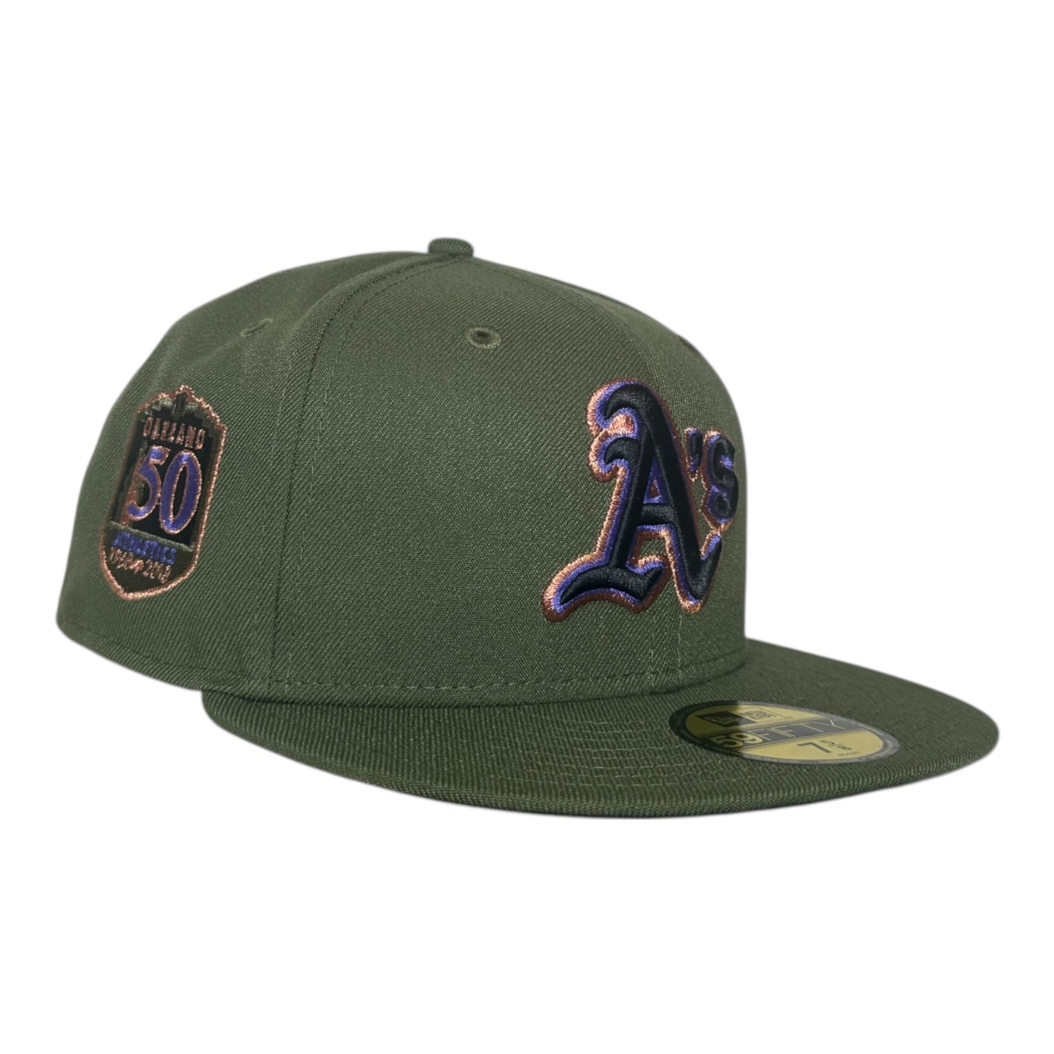 Oakland Athletics 50th Anniversary New Era 59Fifty Fitted Hat