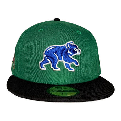 Burdeens Chicago Chicago Cubs 100 Years at Wrigley Field New Era 59Fifty Fitted Hat Green
