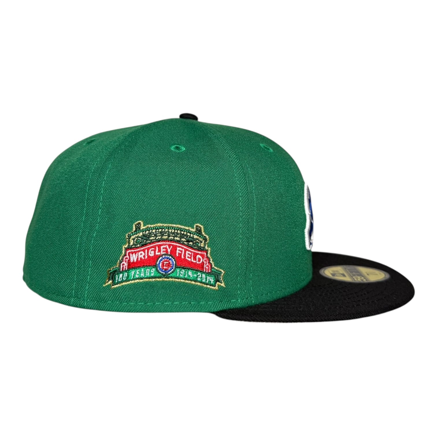 Burdeens Chicago Chicago Cubs 100 Years at Wrigley Field New Era 59Fifty Fitted Hat Green