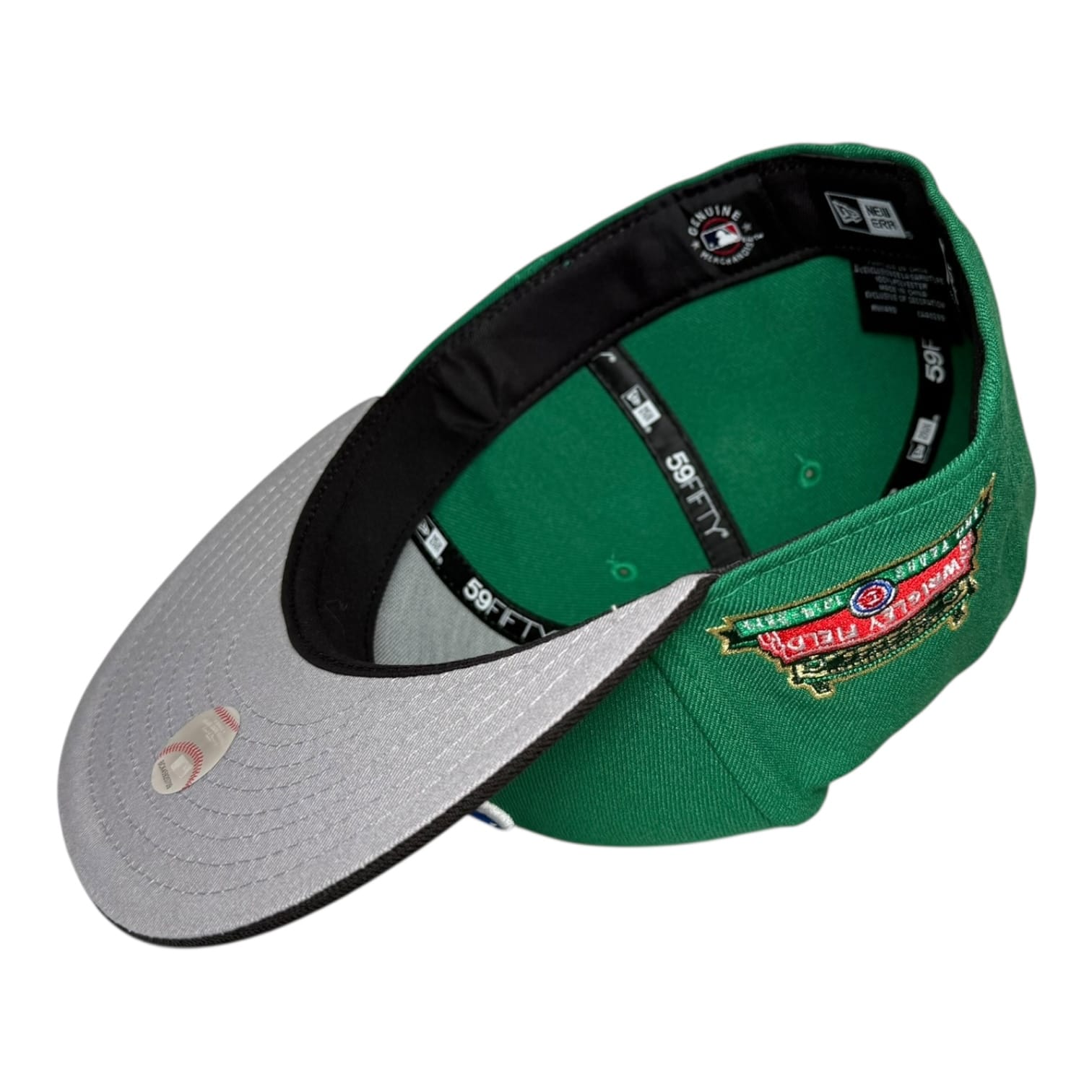 Burdeens Chicago Chicago Cubs 100 Years at Wrigley Field New Era 59Fifty Fitted Hat Green