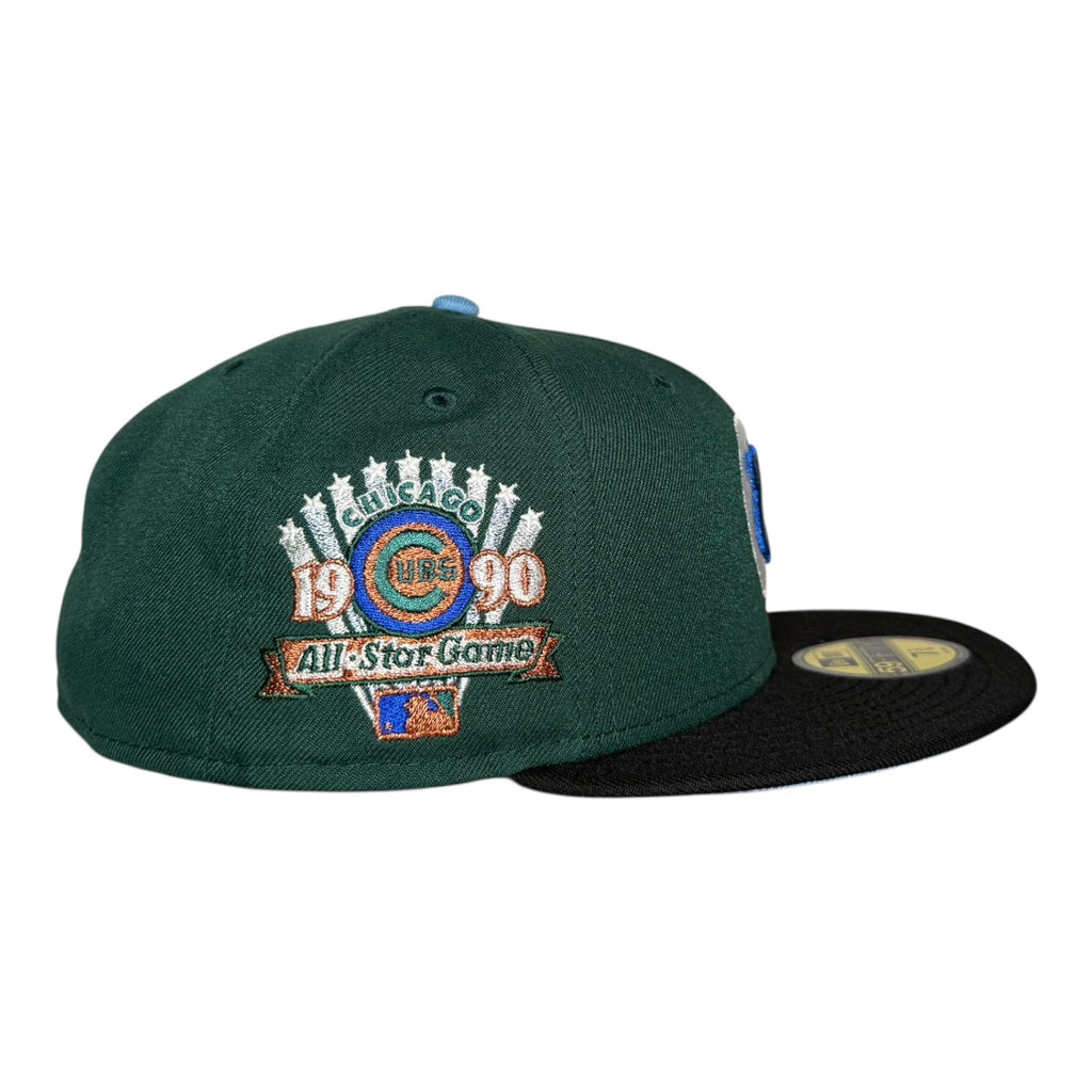 Chicago Cubs 1990 All Star Game New Era 59Fifty Fitted Hat Green
