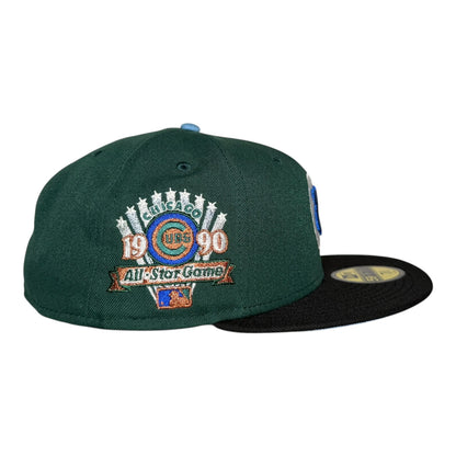 Chicago Cubs 1990 All Star Game New Era 59Fifty Fitted Hat Green