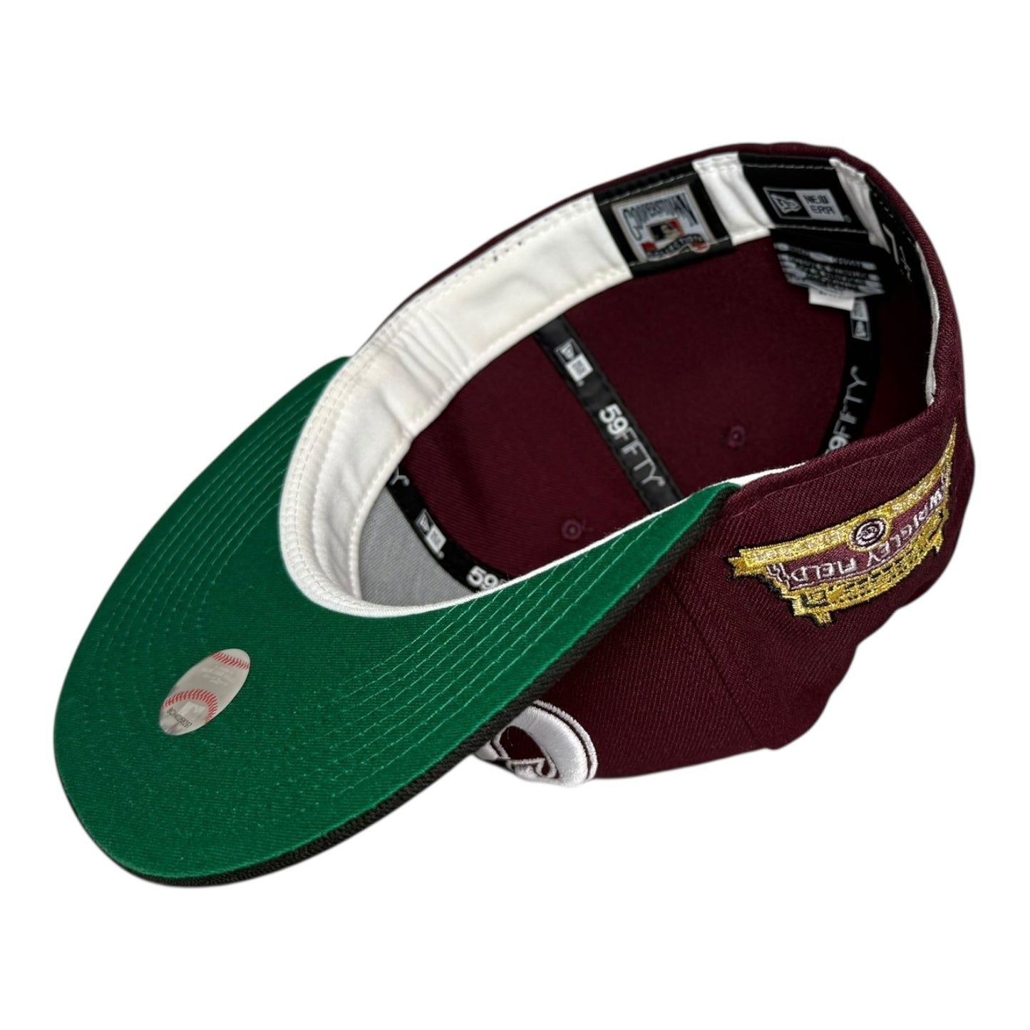 Chicago Cubs 100 Years at Wrigley Field Script Writing New Era 59Fifty Fitted Hat