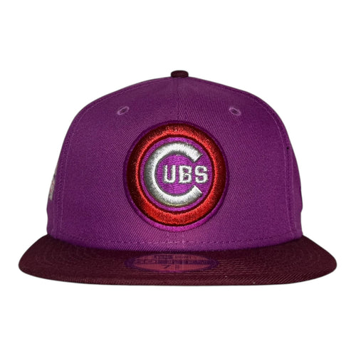 Clark Street Sports Chicago Cubs 1990 All Star Game New Era 59Fifty Fitted Hat Grape Maroon
